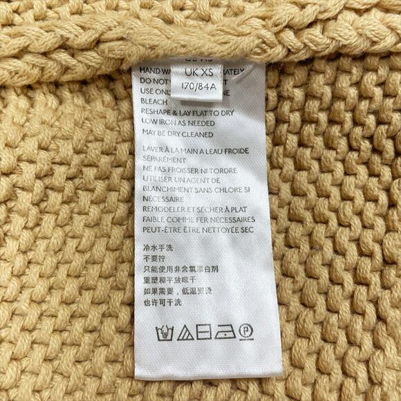 FREE PEOPLE Dream Cable Knit Oversized Sweater in Classic Camel Size XS - Picture 8 of 9